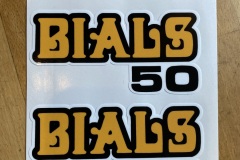 Honda TL 50 Bials Aufkleber Seitendeckel decals side cover 10€